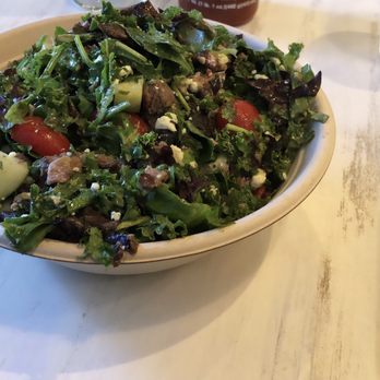DICED Salads, Wraps & Bowls - Raleigh - Spinach, kale, and Artisan mix base, sirloin, bacon, feta, cilantro, tomato, cucumber, black beans, red onion, and white balsamic dressing - Salad Near Me - Raleigh, North Carolina DICED Salads, Wraps & Bowls - Raleigh - Spinach, kale, and Artisan mix base, sirloin, bacon, feta, cilantro, tomato, cucumber, black beans, red onion, and white balsamic dressing - Salad Near Me - Raleigh, North Carolina