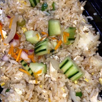 Time Thai Kitchen  - Chicken fried rice 9/10. Cucumber salad 10/10 - Thai Near Me - Pleasanton, California
