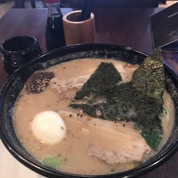Tonkasu ramen. Not good. Soggy and a bit mushy noddles. Flavorless Chashu meat. Broth is just a okay. Disappointed.