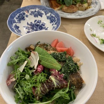 Native Fields - Barramundi fish bowl GF (15) - New American Near Me - Walnut, California Native Fields - Barramundi fish bowl GF (15) - New American Near Me - Walnut, California