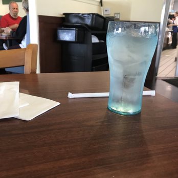 Corky's Kitchen & Bakery - I just have one question if I'm sitting over here, why is my drink way over there? Can anyone explain this to me? - American Near Me - Upland, California