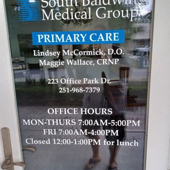 Lindsey McCormick D.O. - Front door with hours & info - Family Practice Near Me - Gulf Shores, Alabama Lindsey McCormick D.O. - Front door with hours & info - Family Practice Near Me - Gulf Shores, Alabama
