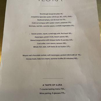 Iluka - Pre fixe - Seafood Near Me - København