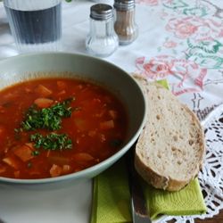 Bahnhofsgaststätte - Soljanka - delicious soup