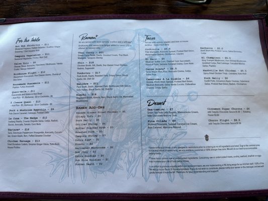 Menu photo 2 Birdhouse Erie, CO