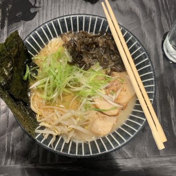 Boru Ramen - Kumamoto Black Tonkotsu subbed ajitama for dried nori - Ramen Near Me - Baton Rouge, Louisiana