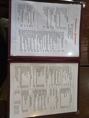 Menu photo 1 Valentinas Santa Fe, NM