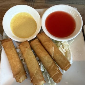 Fortune Cookies Restaurant - Veggie Eggrolls with hot mustard - Chinese Near Me - Seal Beach, California