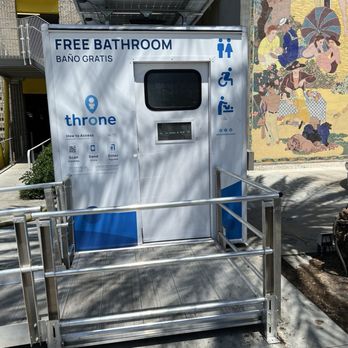 The Promenade, Long Beach - Never seen a QR code activated toilet before. - Parks Near Me - Long Beach, California The Promenade, Long Beach - Never seen a QR code activated toilet before. - Parks Near Me - Long Beach, California
