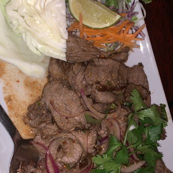 Mai Thai Restaurant - Yum Nuer Salad - Thai Near Me - Austin, Texas