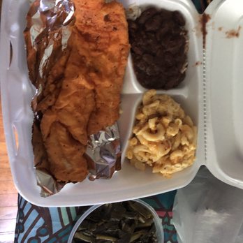 Maxine's On Saint James - Fried Haddock Baked Macaroni and Cheese Red Beans and Rice Collard Greens - Waffles Near Me - Boston, Massachusetts