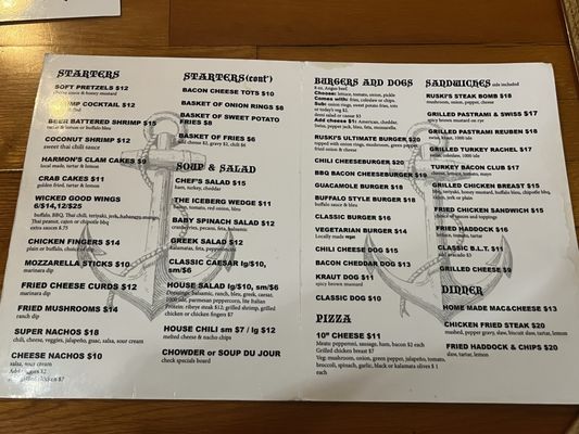 Menu photo 1 Ruski's Tavern Portland, ME Menu photo 1 Ruski's Tavern Portland, ME