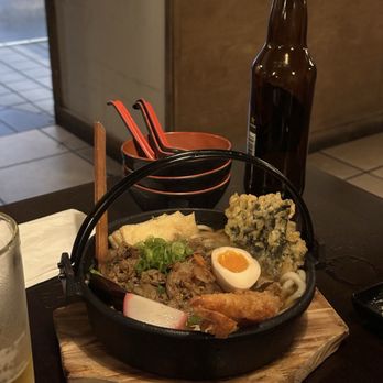 Sapporo Sushi - Sukiyaki Beef Udon - Japanese Near Me - Long Beach, California
