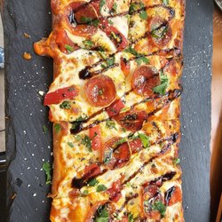 Nightcap by Merge - Vodka pepperoni flatbread