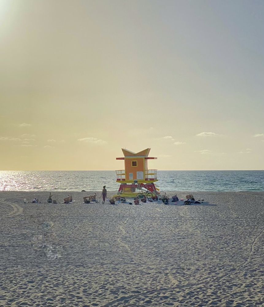 Third Street Beach Yoga Image