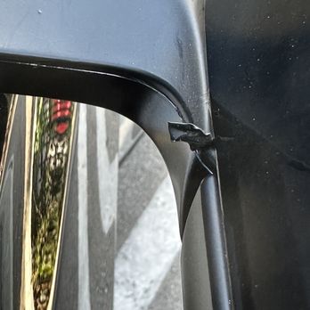 Monkey's Auto Spa - Already peeling on the rear cameras after the wrap was completed. - Car Wash Near Me - Los Angeles, California