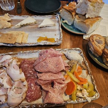 Pausa Bar & Cookery - Butcher's Board 5 Piece, Chef's Board 5 Piece Cheese and house made focaccia. - Pizza Near Me - San Mateo, California Pausa Bar & Cookery - Butcher's Board 5 Piece, Chef's Board 5 Piece Cheese and house made focaccia. - Pizza Near Me - San Mateo, California