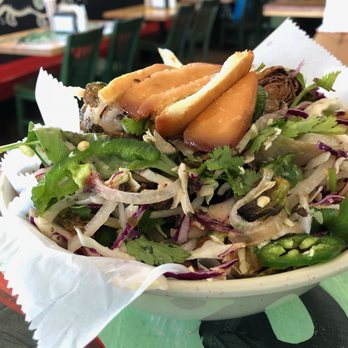 East Side King - BRUSSELS SALAD
(fried brussels sprouts, herbs, onion, jalapeño, cabbage, sweet and spicy sauce + fried bun) - Asian Fusion Near Me - Austin, Texas East Side King - BRUSSELS SALAD
(fried brussels sprouts, herbs, onion, jalapeño, cabbage, sweet and spicy sauce + fried bun) - Asian Fusion Near Me - Austin, Texas