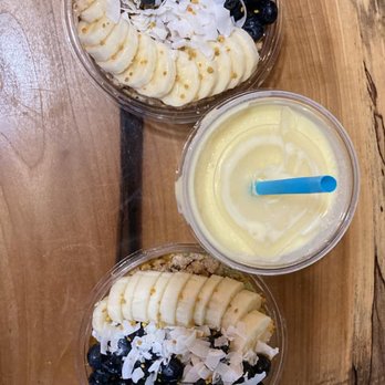 Playa Bowls - Glow Bowl, Mango Piña Colada Smoothie - Acai Bowls Near Me - Boston, Massachusetts