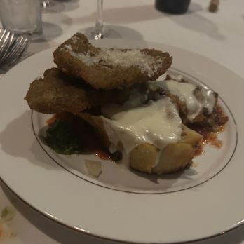 Nuvolari's Ristorante - Panned Veal with lasagna - Italian Near Me - Mandeville, Louisiana