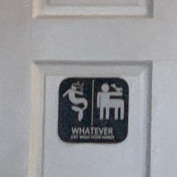 Tewksbury Inn - Th bathroom sign is the best! - New American Near Me - Oldwick, New Jersey Tewksbury Inn - Th bathroom sign is the best! - New American Near Me - Oldwick, New Jersey