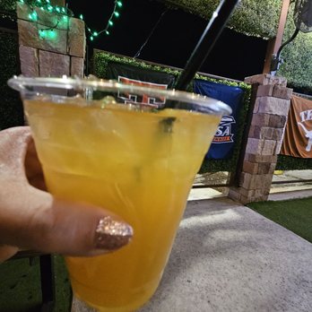 Bentley's Bar - Crown with peach and apple - Bars Near Me - San Antonio, Texas