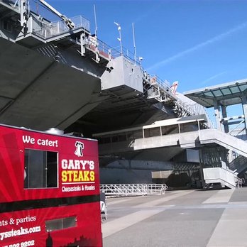 Gary's Steaks - gary's steaks in the intrepid museum nyc. - Food Trucks Near Me - Brooklyn, New York