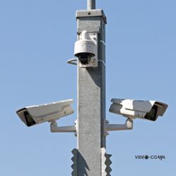 Video-Comm Security Cameras - Security cameras for parking yards.