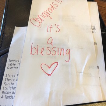 Hungry Buffalo - Both Kaylyn, the server and i are pregnant and she left the cutest note - New American Near Me - Logan, Ohio Hungry Buffalo - Both Kaylyn, the server and i are pregnant and she left the cutest note - New American Near Me - Logan, Ohio