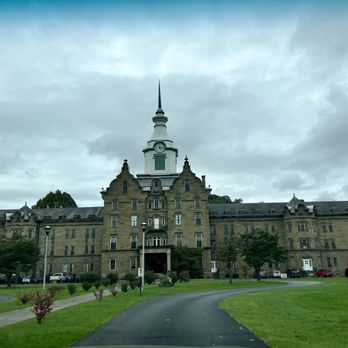 Trans-Allegheny Lunatic Asylum - Small scaled photo of entryway to the Asylum - Landmarks & Historical Buildings Near Me - Weston, West Virginia