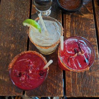 Asada Cantina + Kitchen - Two hibiscus and one local margaritas - Tacos Near Me - San Clemente, California Asada Cantina + Kitchen - Two hibiscus and one local margaritas - Tacos Near Me - San Clemente, California