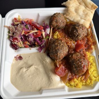 Sanaa's Gourmet Restaurant - Meal with two sides and pita - Mediterranean Near Me - Sioux Falls, South Dakota Sanaa's Gourmet Restaurant - Meal with two sides and pita - Mediterranean Near Me - Sioux Falls, South Dakota
