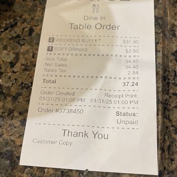 Maharaja Restaurant - Cost for 2 lunch buffet on a Friday and 1 soda. - Indian Near Me - Plano, Texas Maharaja Restaurant - Cost for 2 lunch buffet on a Friday and 1 soda. - Indian Near Me - Plano, Texas