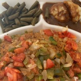 Cajun fish over rice Cajun fish over rice