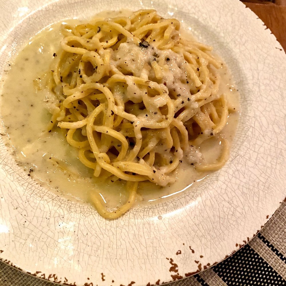 Terre - Bucatini Cacio e Pepe - Italian Near Me - Brooklyn, New York Terre - Bucatini Cacio e Pepe - Italian Near Me - Brooklyn, New York