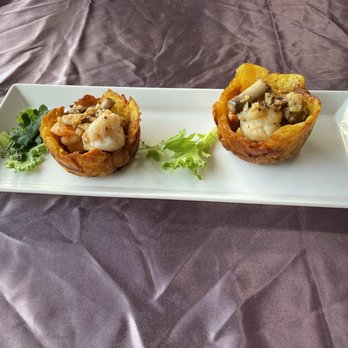 Galeria Cafe - Plantain cups with Ecuadorian shrimp and mushrooms - Breakfast & Brunch Near Me - Jersey City, New Jersey Galeria Cafe - Plantain cups with Ecuadorian shrimp and mushrooms - Breakfast & Brunch Near Me - Jersey City, New Jersey