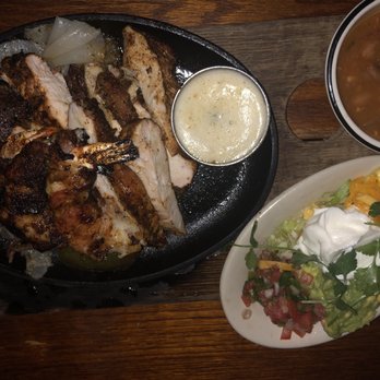 Superica - Deluxe fajita w steak, chicken and 3 amazing bacon wrapped shrimp - Tex-Mex Near Me - Atlanta, Georgia Superica - Deluxe fajita w steak, chicken and 3 amazing bacon wrapped shrimp - Tex-Mex Near Me - Atlanta, Georgia