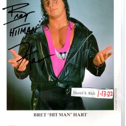 Ken's Cards & Collectibles - Thanks for buying my wrestling photo of Brett "Hit Man" Hart