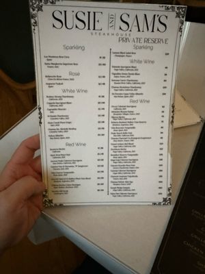 Menu photo 3 Susie and Sam’s Steakhouse Bainbridge, GA Menu photo 3 Susie and Sam’s Steakhouse Bainbridge, GA