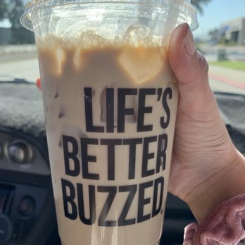 Better Buzz Coffee Miramar - Large iced lavender black tea latte :) Very refreshing! - Coffee & Tea Near Me - San Diego, California Better Buzz Coffee Miramar - Large iced lavender black tea latte :) Very refreshing! - Coffee & Tea Near Me - San Diego, California
