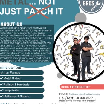 Restoration Bros - Metal Fabricators Near Me Restoration Bros - Metal Fabricators Near Me