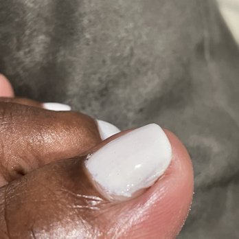 Nail Spa - Pedicure paint job. Uneven - Nail Salons Near Me - Elmsford, New York Nail Spa - Pedicure paint job. Uneven - Nail Salons Near Me - Elmsford, New York