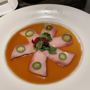 Nobu Chicago - Yellowtail Jalapeno* - Japanese Near Me - Chicago, Illinois Nobu Chicago - Yellowtail Jalapeno* - Japanese Near Me - Chicago, Illinois