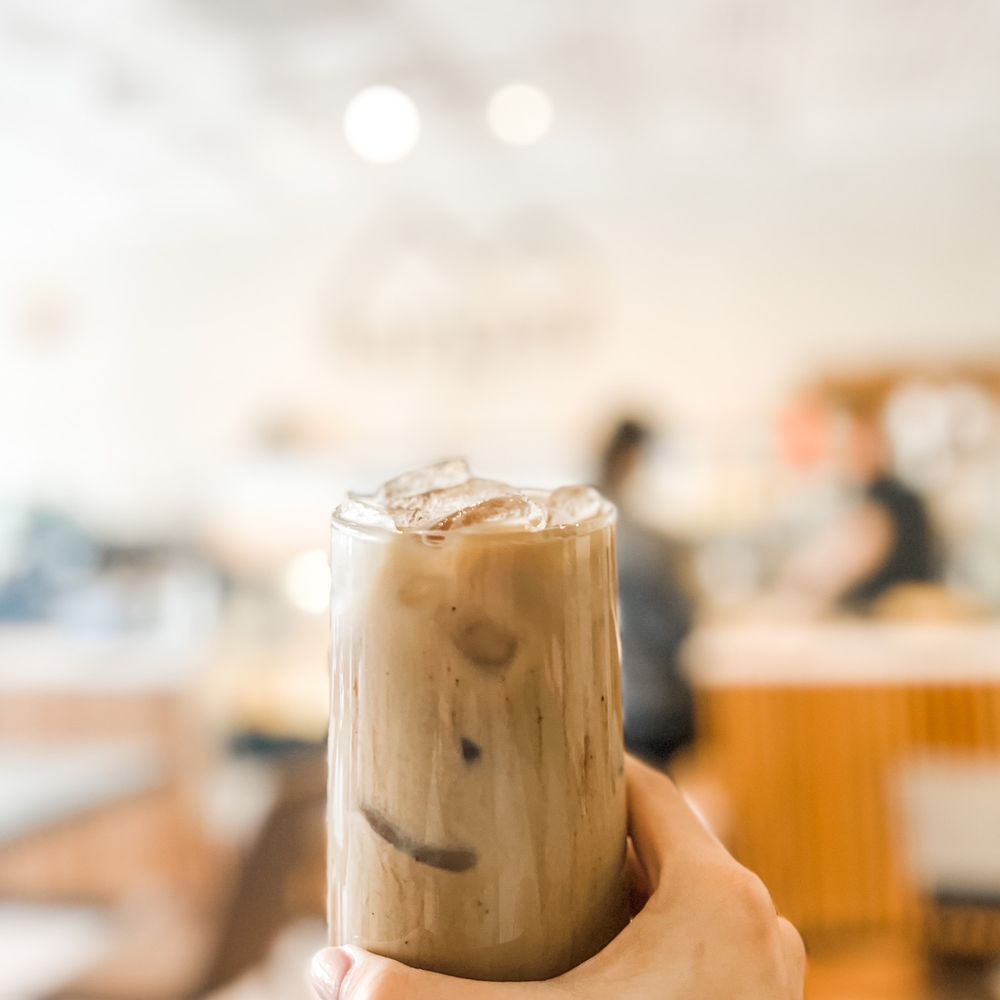Margin Cafe Coffee Roasters - Blueberry latte - Coffee & Tea Near Me - Diamond Bar, California Margin Cafe Coffee Roasters - Blueberry latte - Coffee & Tea Near Me - Diamond Bar, California