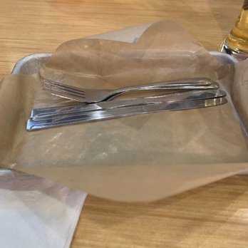 Buffalo Wild Wings - So this is silverware service?   Ummm...for four.   Napkins please and we had to ask for this - Chicken Wings Near Me - McKinney, Texas