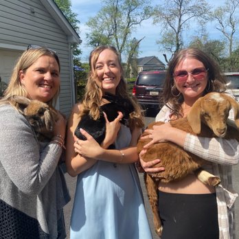 Stone Eagle Stables - Everybody loved holding the animals! - Horseback Riding Near Me - Hanover, Maryland