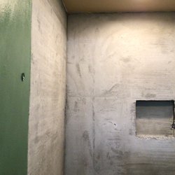 Ridgeline Tile - He used a mortar bed before tiling, (cement) which will last the life of my home.