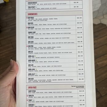 Cafe Don Juan - Menu Nov 2023 - Cafes Near Me - Winter Park, Florida