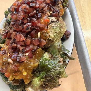 Booneshine Brewing - Crispy Brussels sprouts appetizer- very tasty! - Breweries Near Me - Boone, North Carolina Booneshine Brewing - Crispy Brussels sprouts appetizer- very tasty! - Breweries Near Me - Boone, North Carolina