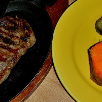 Stateline Bar & Grill - Ribeye Steak with Sweet Potato - American Near Me - Dove Creek, Colorado Stateline Bar & Grill - Ribeye Steak with Sweet Potato - American Near Me - Dove Creek, Colorado
